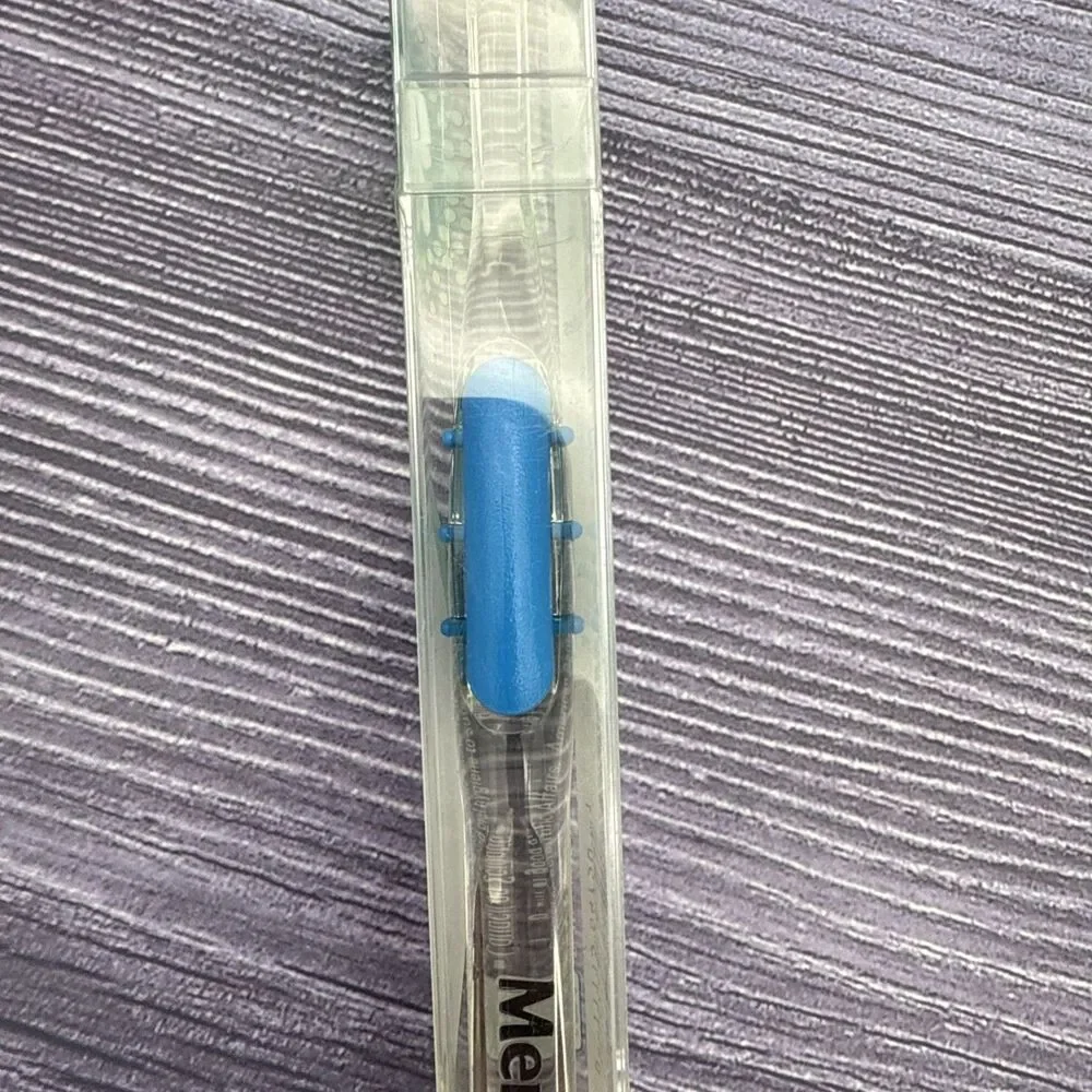 Mentadent 51 Toothbrush ORAL CARE Soft Full Head Flared Side Bristles BLUE